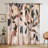 Elegant Floral Leaf Polyester Room Darkening Curtain Pair (Set of 2)-1697346624