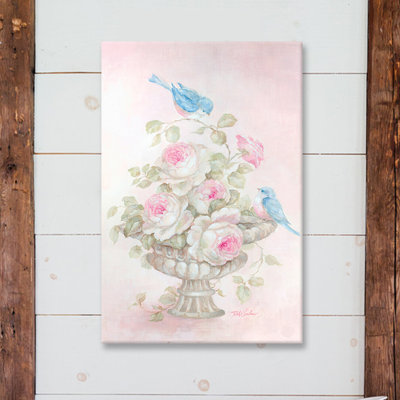«Sweet Rose Song», peinture sur toile