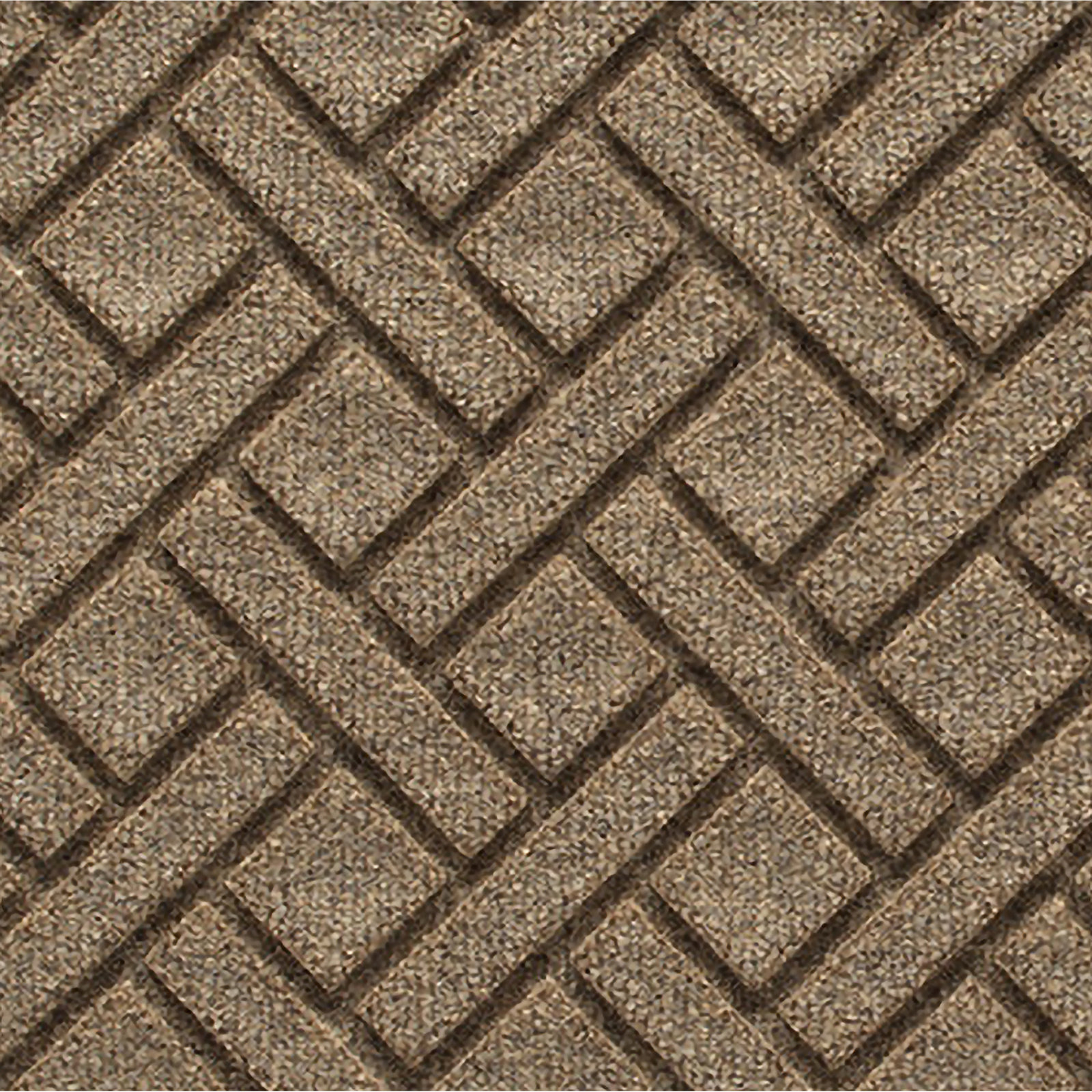 WaterHog Lattice Non-Slip Doormat, 0.375" H x 36" W x 24" D, Camel