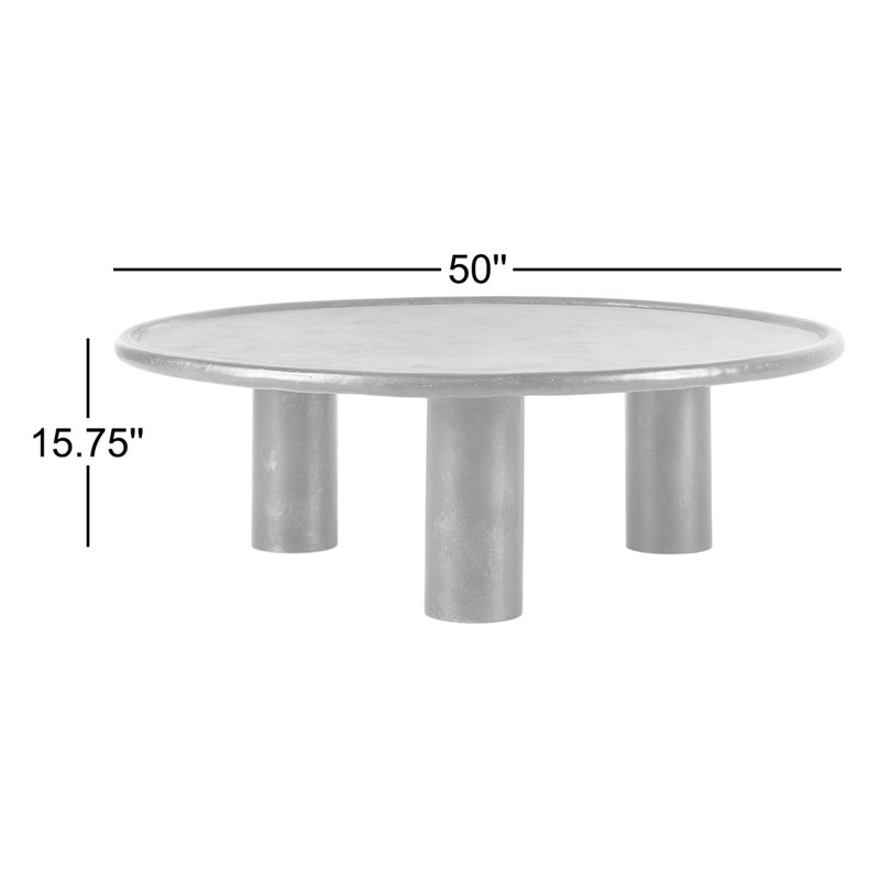 Guernsey Coffee Table-Distressed Bronze