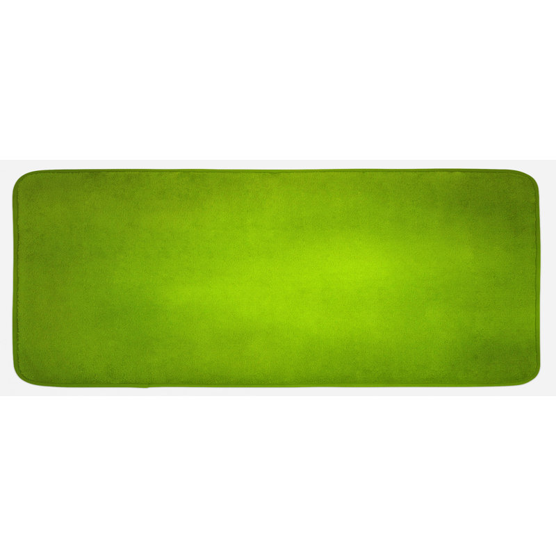 Tapis de cuisine abstrait vert lime