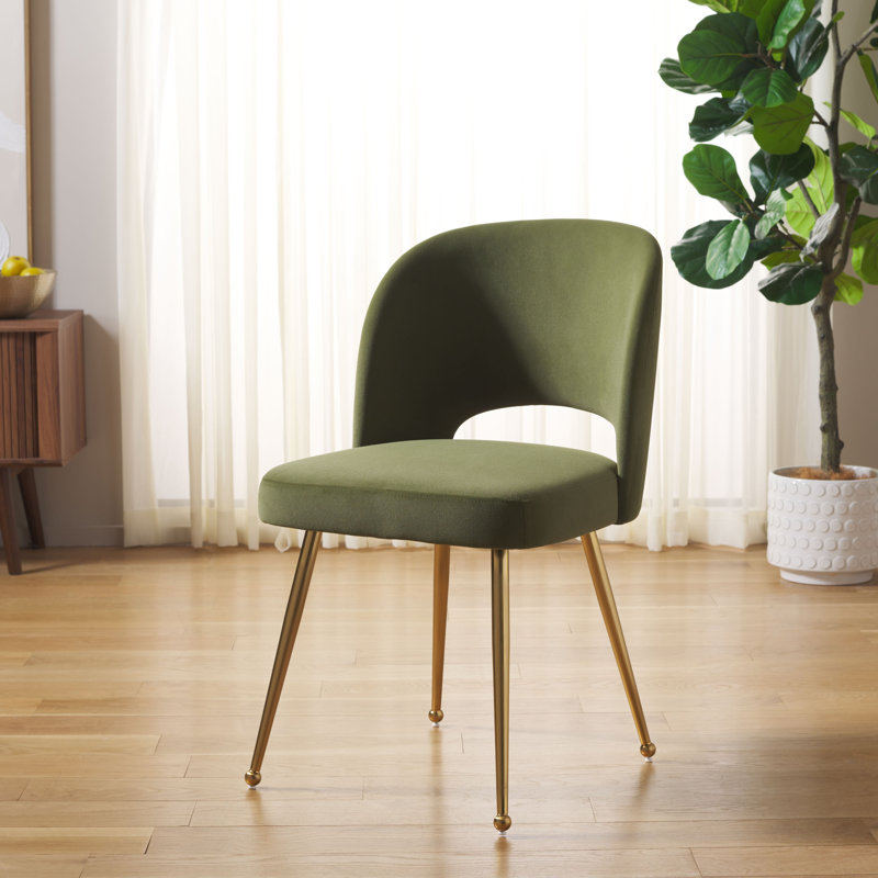 Chaise de salle à manger Aspyn, Olive