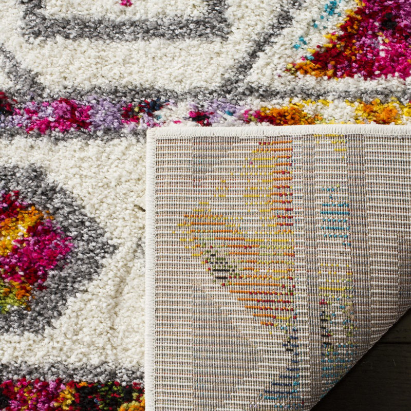 Tapis à poils longs Breanna, Tapis de couloir 2 pi 3 po x 6 pi