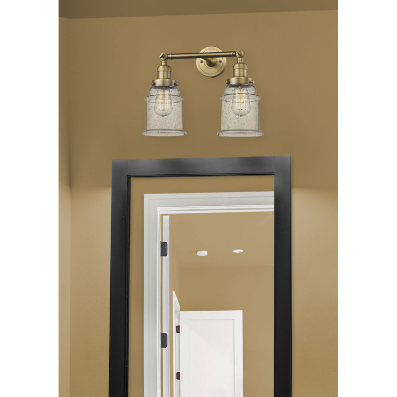 Galaviz 2 - Light Dimmable Vanity Light, Brushed Brass