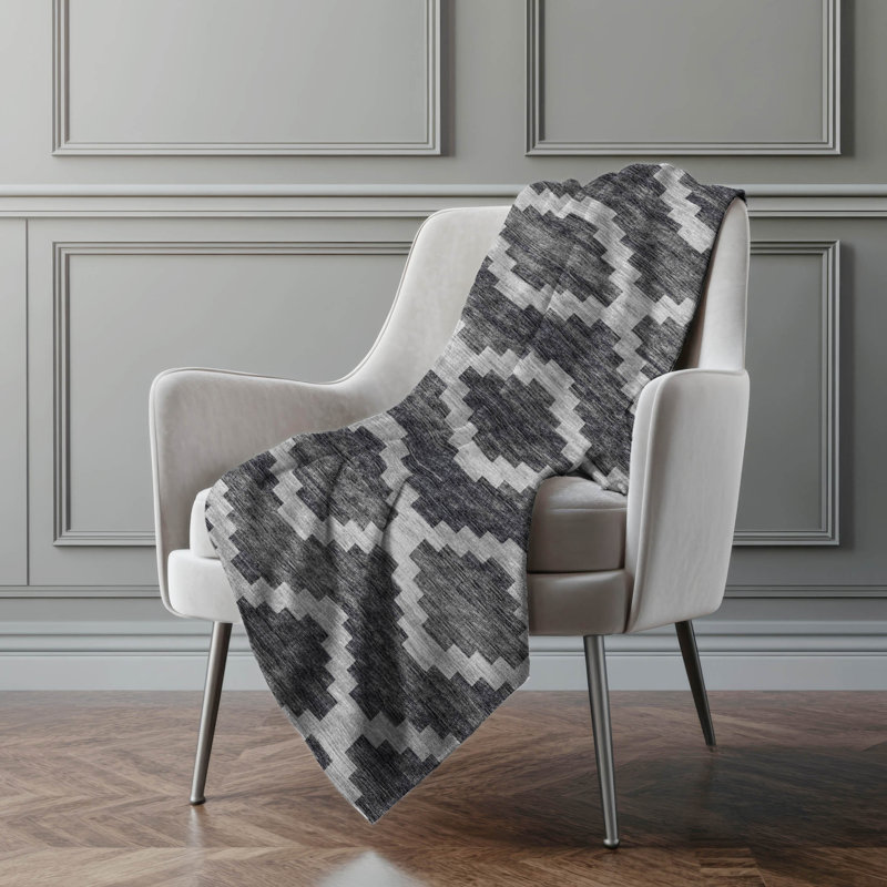 Jeté en sherpa Addison, Gris