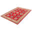 Tapis unique en laine noué à la main 6 pi 10 po x 9 pi 11 po nouvel âge Olivander
