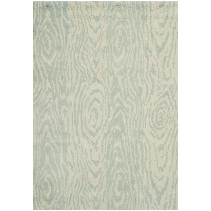 Martha Stewart Hand Tufted Wool Pile Animal Print Rug, Rectangle 5' x 8'