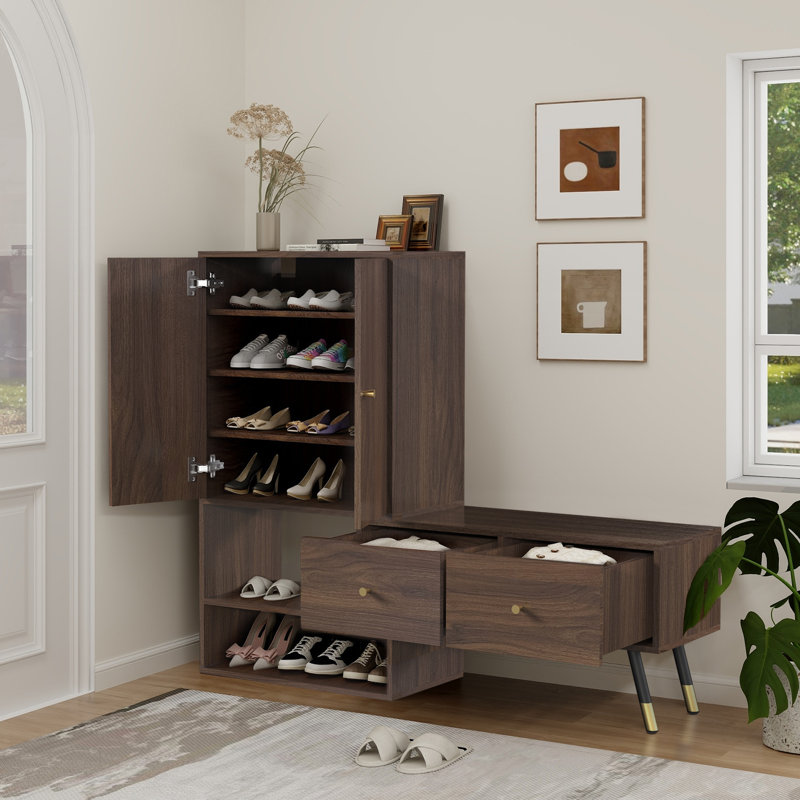 20 Pair Shoe Storage Cabinet