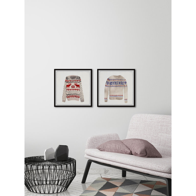 Chandails de Noël Diptyque, H 12 po x l 12 po x P 1,5 po