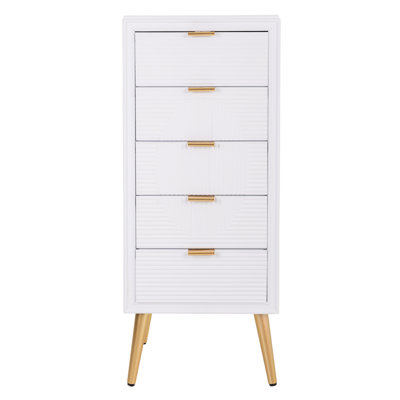 Arhna 42cm W 5 - Drawer Chest of Drawers
