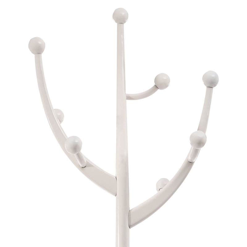 Portemanteau autoportant en bois, Blanc