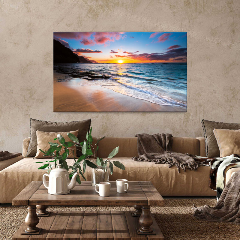 "Kauai Beach" par Danita Delimont, reproduction sur toile, H 18 po x l 30 po x P 1 po