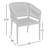 Newport Outdoor Stacking Dining Armchair-1844975574