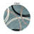 Tolchester Abstract Blue/Gray/Black Area Rug-811539318
