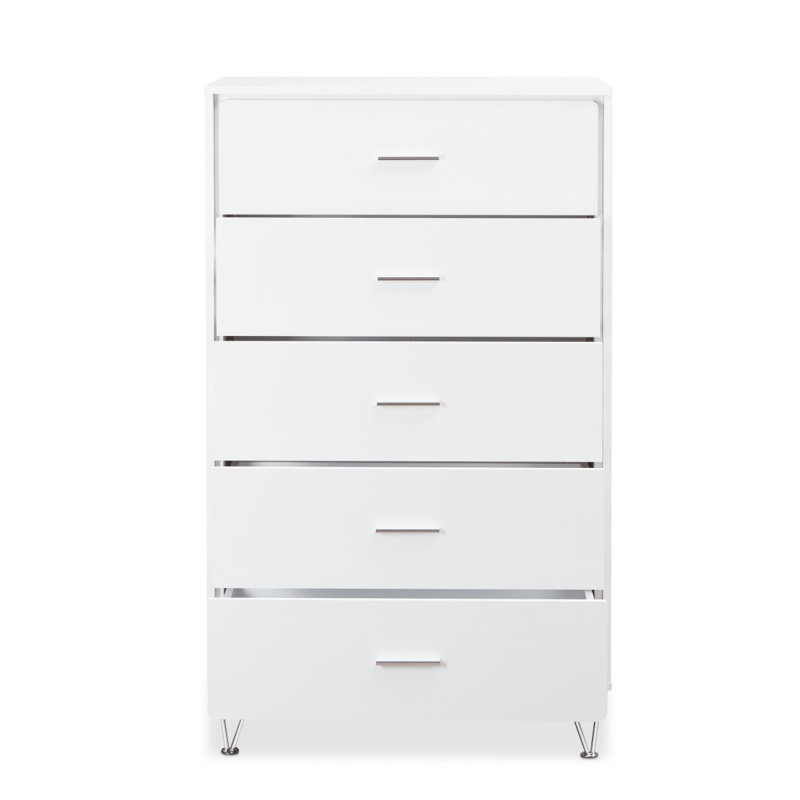 5-Drawer Chest with Single Handles