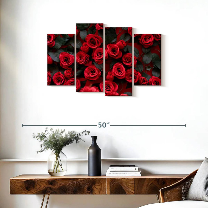 Roses rouges artificielles Harnek