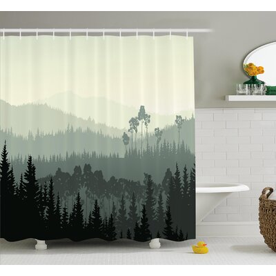 Loon Peak® Burroway Shower Curtain with Hooks Included & Reviews | Wayfair