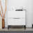 Modern White Nightstand with 2 Drawers, 21.7 x 23.2 x 17.3 inches | 100% Melamine Coated Particle Board, Wall-Mountable Design | Stylish and Functional Bedroom Storage Solution for Contemporary Spaces-45669183