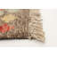 Tapis décoratif en laine de conception unique 5 pi 1 po x 6 pi 6 po noué à la main New Age en laine gris foncé/rouge