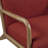 Novak Upholstered Mid-Century Armchair with Wood Arms and Frame-1352453981-1355296396