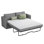 Matelas en mousse viscoélastique moyenne de 4 po pour canapé-lit, remplacement du matelas du canapé-lit - matelas seulement