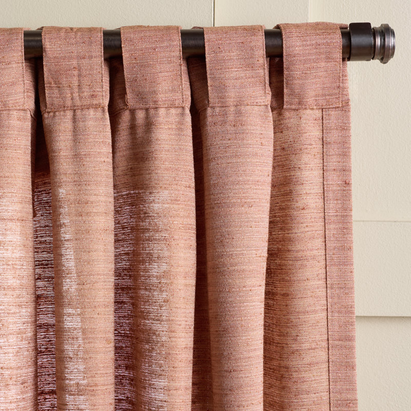 Capri Window Panels, 52" W x 96" L, Cayenne Red