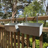 Andropolis Metal Railing Planter