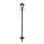 Aucun lampadaire solaire Baytown avec ancrage EZ requis