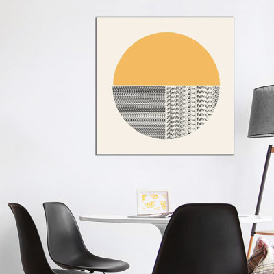Minimalistic Abstract II by Show Me Mars - Wrapped Canvas Gallery-Wrapped Canvas Giclée