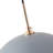Mileah 1 - Light Gray Bowl Pendant-287414904