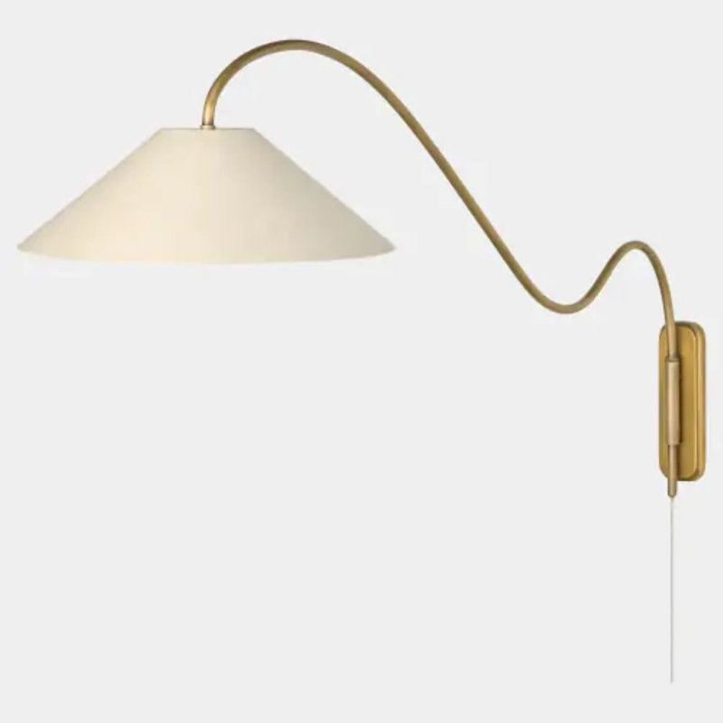 Swerve 1 - Light Sconce, Antiqued, Beige