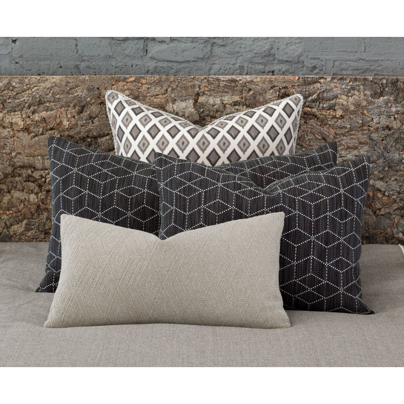 Bale Bateman Charcoal Cotton Blend Zipper Sham, King