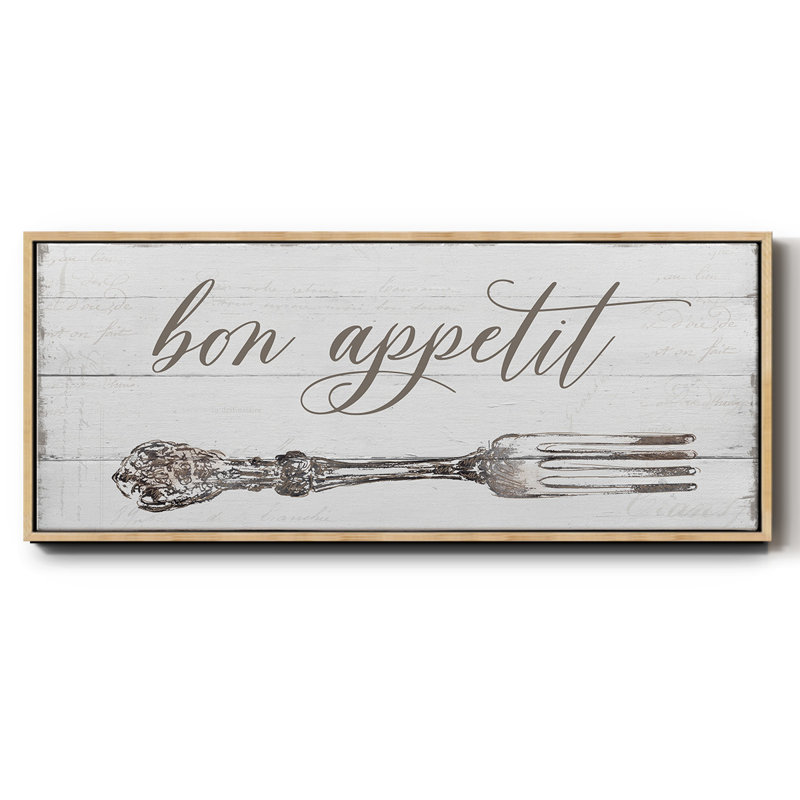 Bon appétit - Toile encadrée