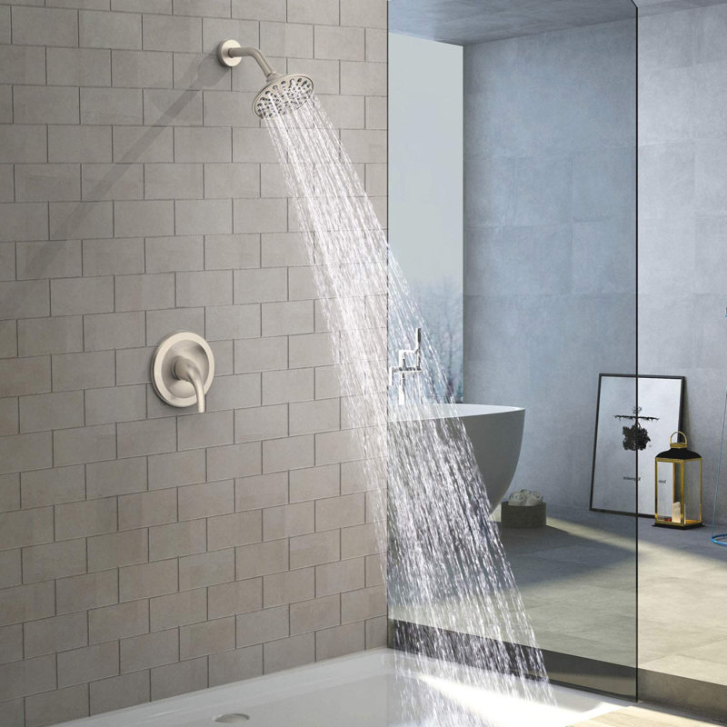 Single Handle 6-Functions Shower Head Set (Valve Included)