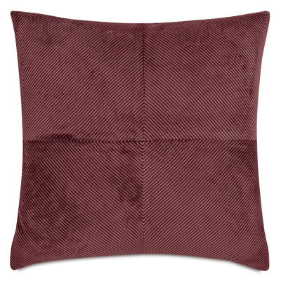 Cristobal Velvet Square Pillow Cover & Insert