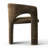 35" Round Pedestal Dining Set With Upholstered Chairs-955072471-955072467