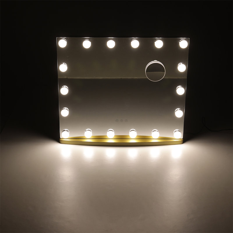 Muscatine Metal Flat Floor Mirror, Gold