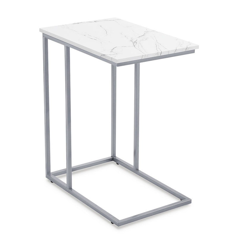 Table de bout en faux marbre