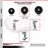 Tool Box Caster Wheel Set – 5 Inch Polyolefin Swivel Casters – SCC