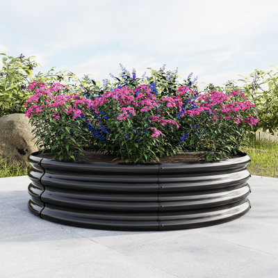 2Pcs W840116764 Galvanized Metal Planter Box For Growing Carrot And Root Vegetables, Open Bottom Nutrient Absorption Strawberry Other Fruits, To Avoid Decay