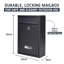 Outdoor Locking Wall Mounted Mail Box