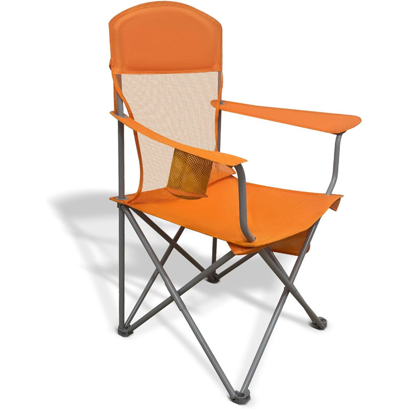 Lightweight Camping Chair For Adults, 300Lbs Capacity Foldable Portable Lawn Chair With Carry Bag, Outdoor Chair For Camping, Lawn, Beach & Travel