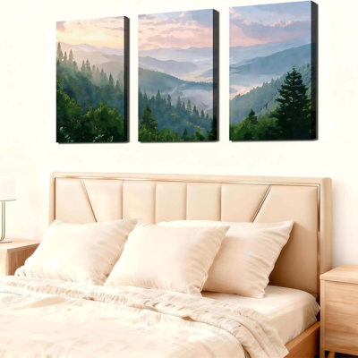 3 Piece Wrapped Canvas Wall Art