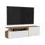 Meuble télé 60 po, 2 portes, 4 tablettes