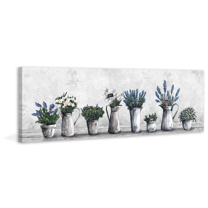 Lavender - Wrapped Canvas Painting, 61cm H x 182cm W x 3.81cm D