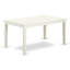Ensemble de salle à manger 7 pièces composé d'une table de salle à manger rectangulaire et de 6 chaises de cuisine, 36 x 60 po, lin blanc-1314343733-1314343735