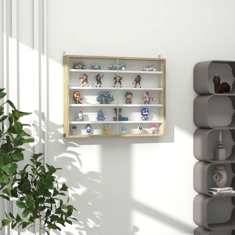 Wall Shelf, Brown/White