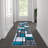 Skarthi Modern Geometric Color Block Area Rug-645879312
