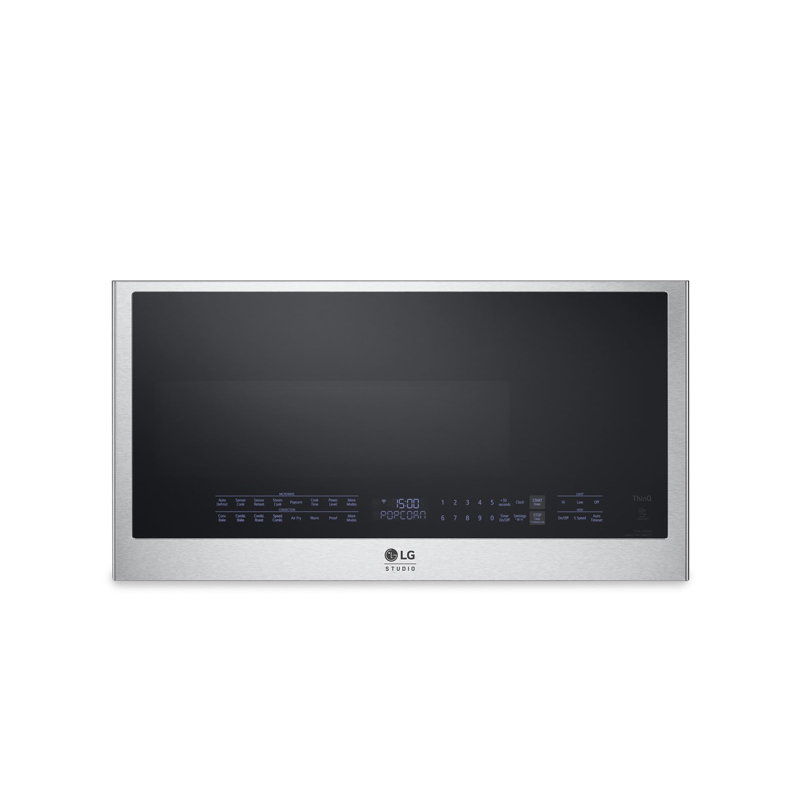 29.88" 1.7 cu ft. 1700 - Watt Convertible Convection Over-The-Range Microwave with Sensor Cooking and Air Frying Capability