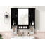 Armoire de rangement murale moderne 35 po x 28 po